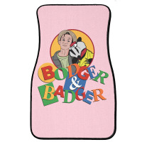 Bodger And Badger Retro Kids Tv Front Car Mat | Artistshot