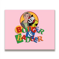 Bodger And Badger Retro Kids Tv Metal Print Horizontal | Artistshot