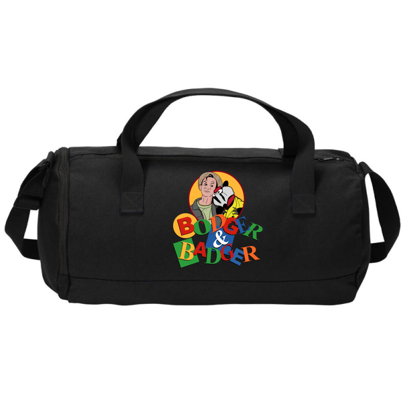 Bodger And Badger Retro Kids Tv Duffel Bag | Artistshot