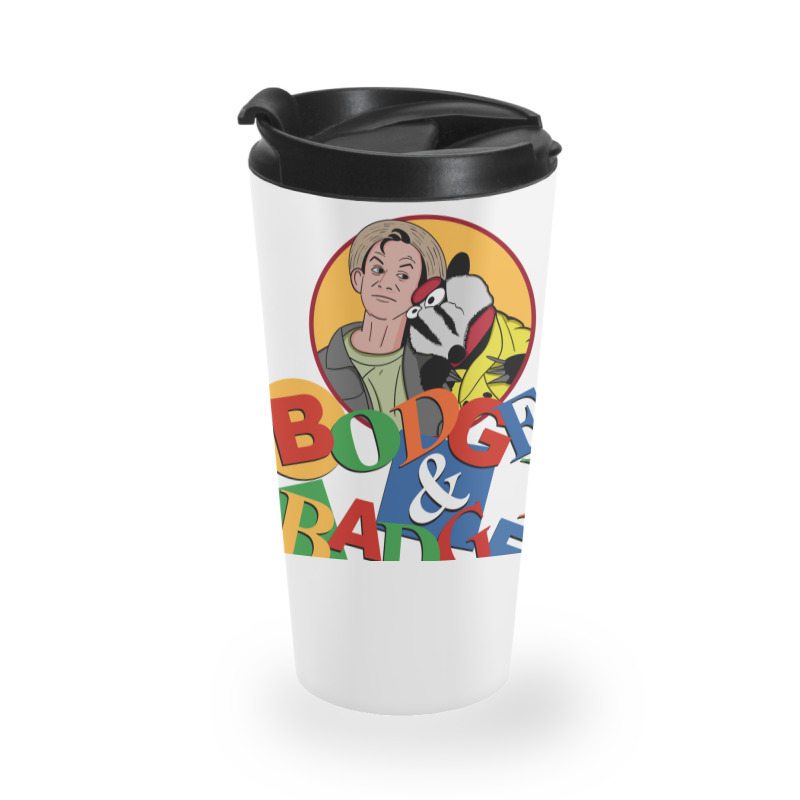 Bodger And Badger Retro Kids Tv Travel Mug | Artistshot