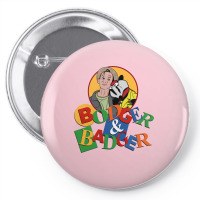 Bodger And Badger Retro Kids Tv Pin-back Button | Artistshot