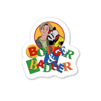 Bodger And Badger Retro Kids Tv Sticker | Artistshot