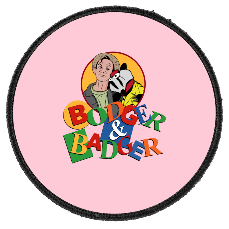 Bodger And Badger Retro Kids Tv Round Patch | Artistshot