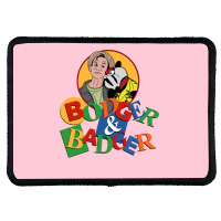 Bodger And Badger Retro Kids Tv Rectangle Patch | Artistshot