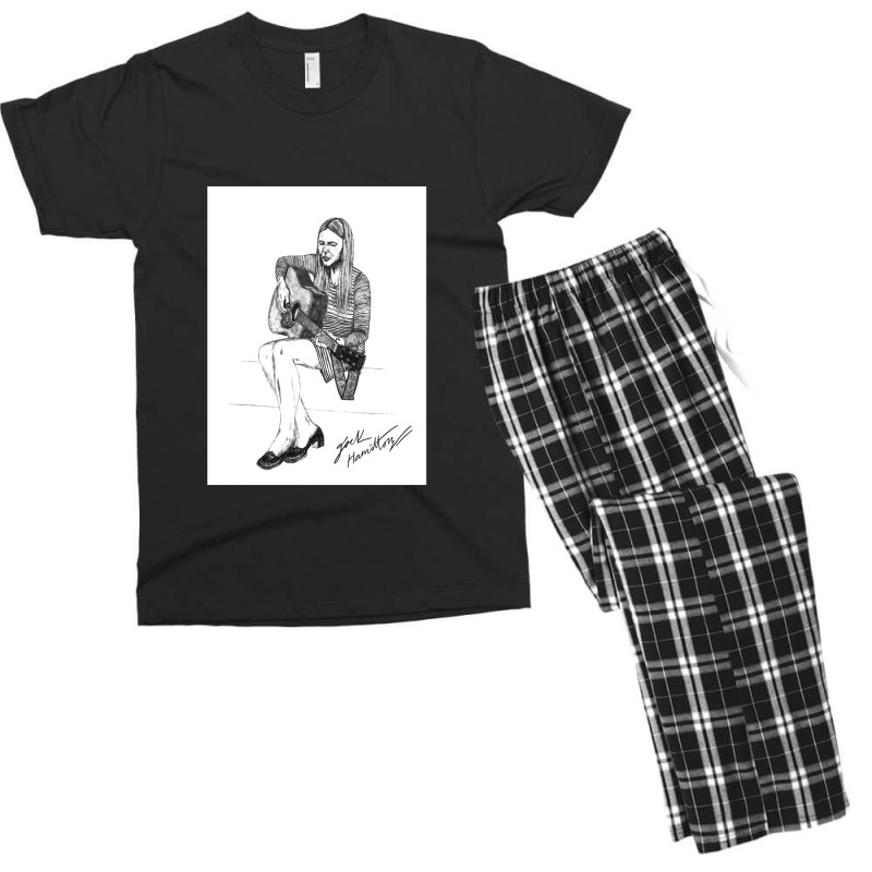 Joni M Original Ink Drawing Print Men's T-shirt Pajama Set by LeslieDawnMoore | Artistshot