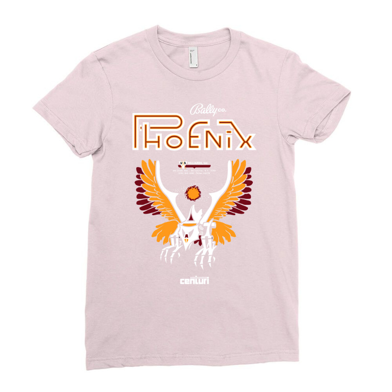 Phoenix Retro Arcade Vintage Ladies Fitted T-Shirt by mafifiilerise | Artistshot