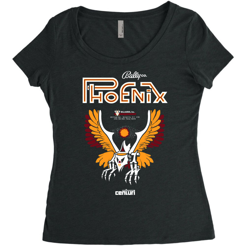 Phoenix Retro Arcade Vintage Women's Triblend Scoop T-shirt by mafifiilerise | Artistshot