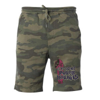 Purple Hornies Fleece Short | Artistshot