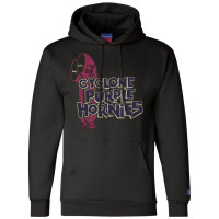 Purple Hornies Champion Hoodie | Artistshot