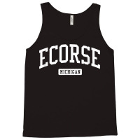 Ecorse Michigan Mi Vintage Athletic Sports Design T Shirt Tank Top | Artistshot