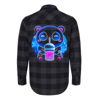 Soul Of The Bubble Tea Panda Flannel Shirt | Artistshot