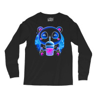 Soul Of The Bubble Tea Panda Long Sleeve Shirts | Artistshot