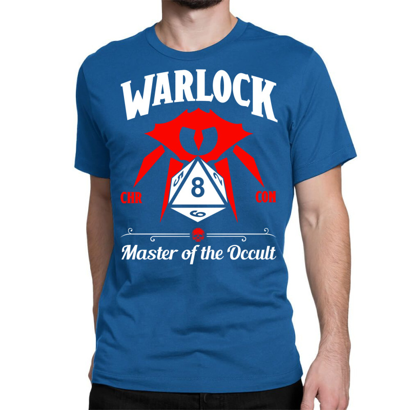 D&d Character Class Warlock Classic T-shirt by hanoudnrilliv | Artistshot