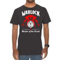 D&d Character Class Warlock Vintage T-shirt | Artistshot