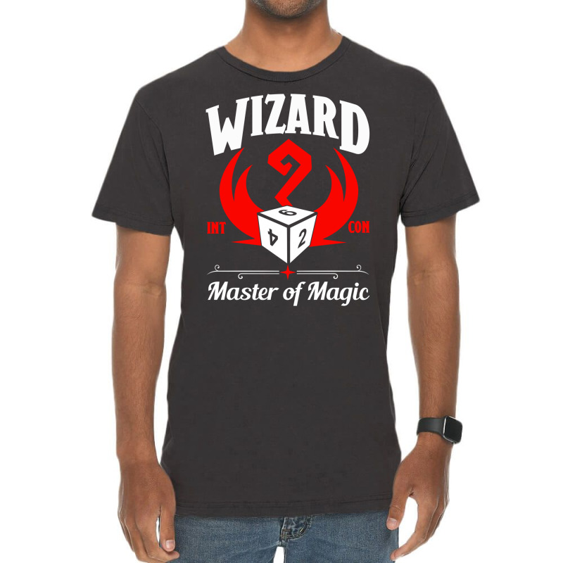 D&d Character Class Wizard Vintage T-shirt | Artistshot