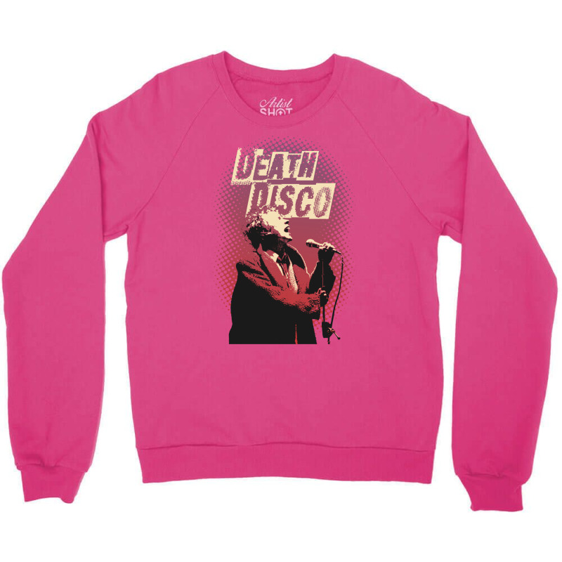 Death Disco Image Post Punk Crewneck Sweatshirt | Artistshot