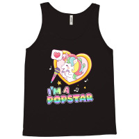 I'm A Popstar Happy Singing Unicorn Popstar Tank Top | Artistshot