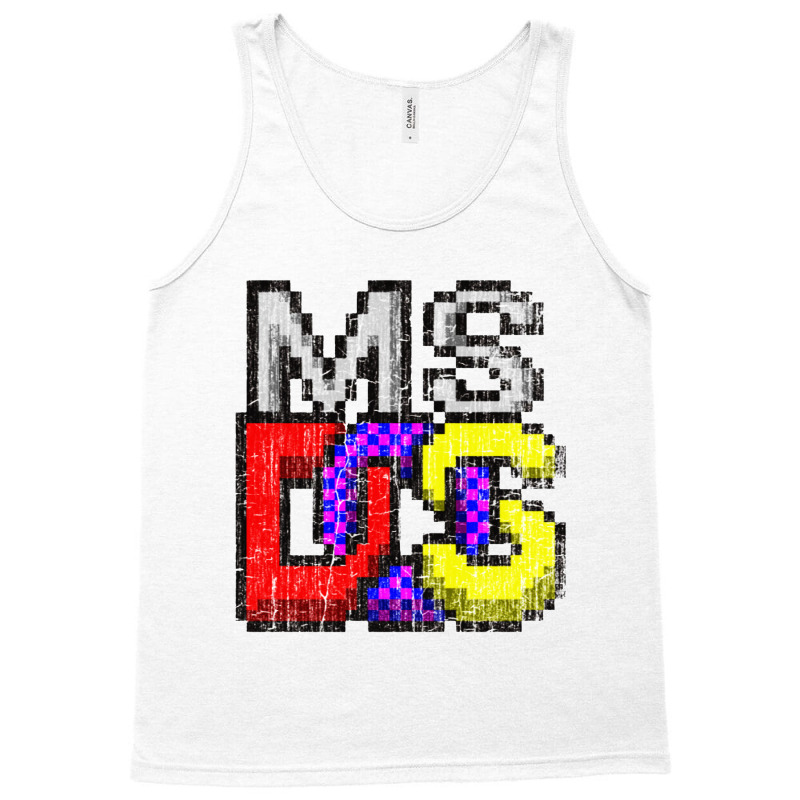 Ms, Dos Operating System Tank Top by Blackbubbles | Artistshot