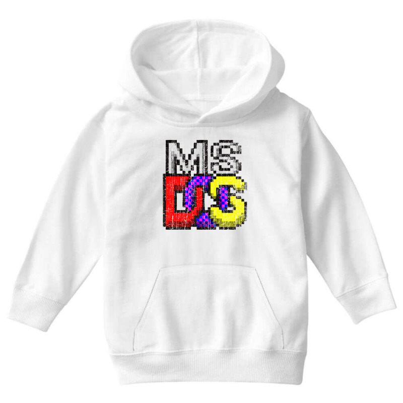 Ms, Dos Operating System Youth Hoodie by Blackbubbles | Artistshot