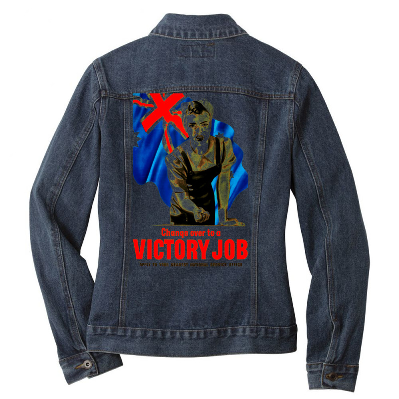 Australia War Propaganda Poster   Australian Ladies Denim Jacket by ramsiusutan | Artistshot