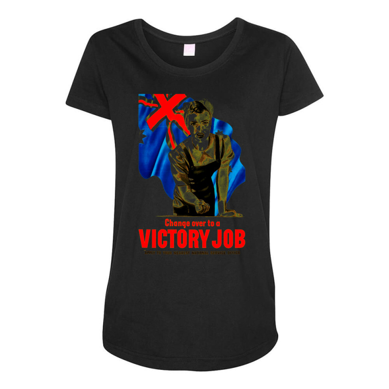 Australia War Propaganda Poster   Australian Maternity Scoop Neck T-shirt by ramsiusutan | Artistshot