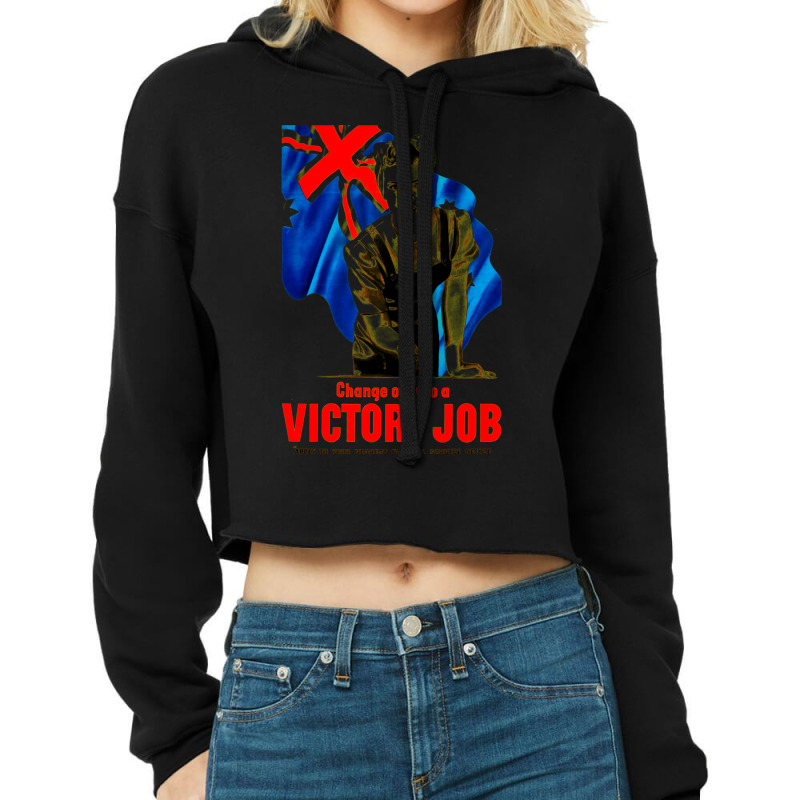 Australia War Propaganda Poster   Australian Cropped Hoodie by ramsiusutan | Artistshot