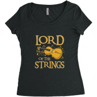 Lord Of The Strings Violin Women's Triblend Scoop T-shirt | Artistshot