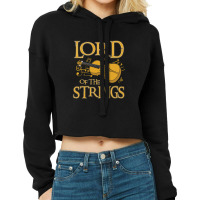 Lord Of The Strings Violin Cropped Hoodie | Artistshot