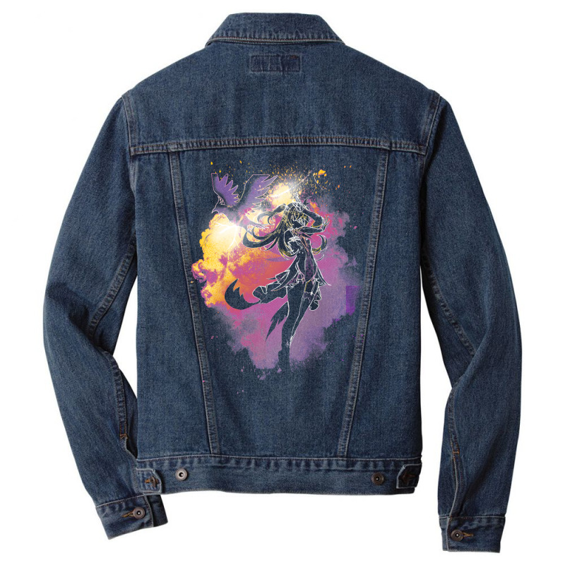 Soul Of The Electro Raven Men Denim Jacket by roziercompe1 | Artistshot