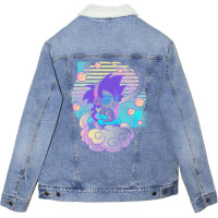 Retro Monkey Unisex Sherpa-lined Denim Jacket | Artistshot