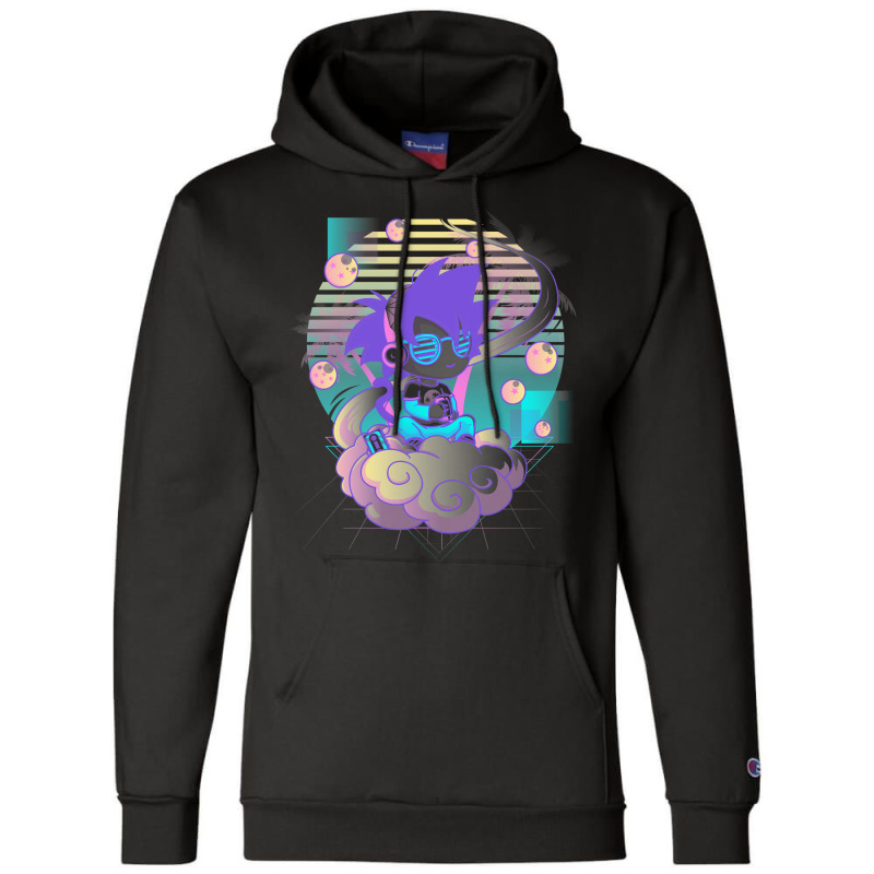 Retro Monkey Champion Hoodie by kiwakgbarenv | Artistshot