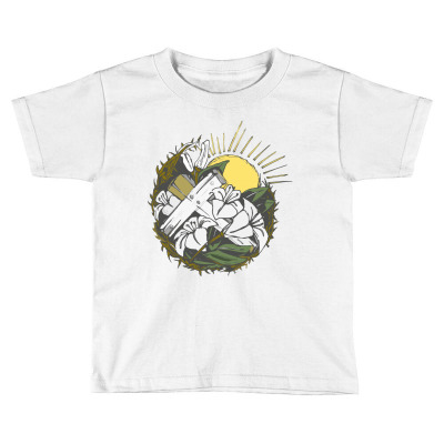 Crucifix Toddler T-shirt Designed By Mysticalbrain