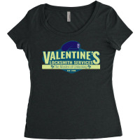 Valentine's Locksmith Services For The Master Of Unlocking Women's Triblend Scoop T-shirt | Artistshot