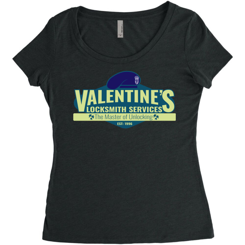 Valentine's Locksmith Services For The Master Of Unlocking Women's Triblend Scoop T-shirt by besirupajakx | Artistshot