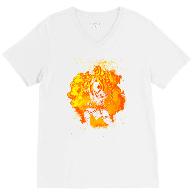 Soul Of The Firebender V-Neck Tee by roziercompe1 | Artistshot