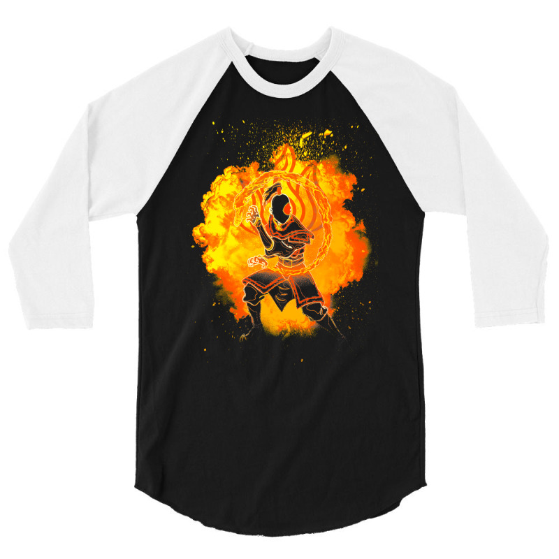 Soul Of The Firebender 3/4 Sleeve Shirt by roziercompe1 | Artistshot