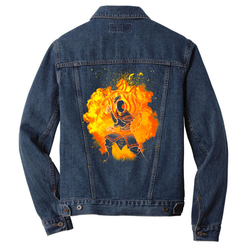 Soul Of The Firebender Men Denim Jacket by roziercompe1 | Artistshot