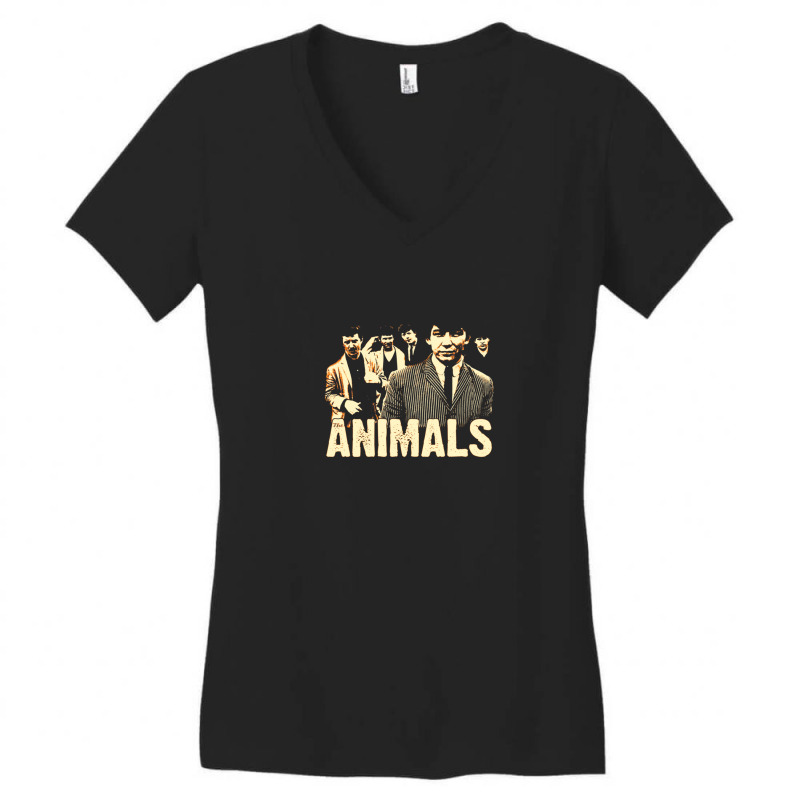 The Animals Women's V-Neck T-Shirt by JimmyChandler | Artistshot