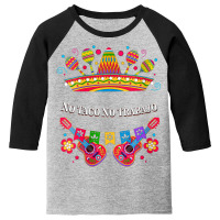 Womens No Taco No Trabajo Taco Lover Mexican Mexican Food Mexico V-nec Youth 3/4 Sleeve | Artistshot