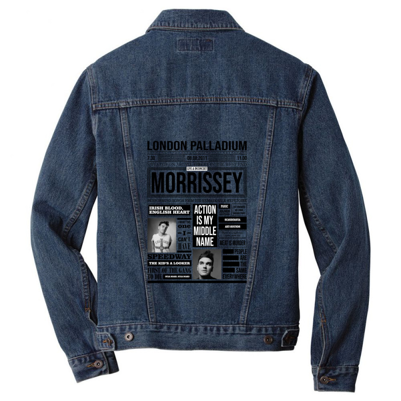 Moz Palladium Black Men Denim Jacket by RosalieSuzanneGibson | Artistshot