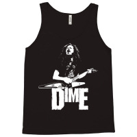 Dime   White Stencil Tank Top | Artistshot