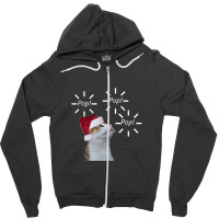 Pop Pop Pop Cat Zipper Hoodie | Artistshot