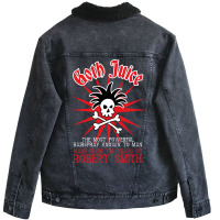 Goth Juice The Most Powerful Hairspray Known To Man Unisex Sherpa-lined Denim Jacket | Artistshot