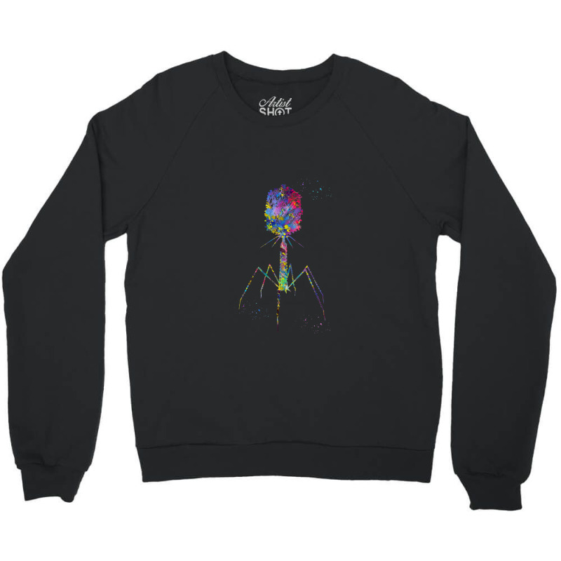 Bacteriophage Crewneck Sweatshirt by CindyAlford | Artistshot