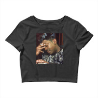 Mekhi Phifer Meme Smoking Reaction Gif Head Down Eyes Closed The Bob Crop Top | Artistshot