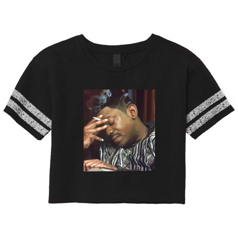 Mekhi Phifer Meme Smoking Reaction Gif Head Down Eyes Closed The Bob Scorecard Crop Tee by MiltonLane | Artistshot