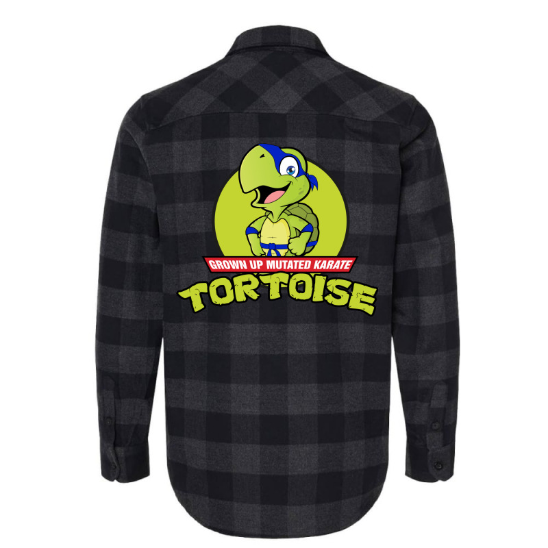 Grown Up Mutated Karate Tortoise Flannel Shirt by osetekodzot | Artistshot