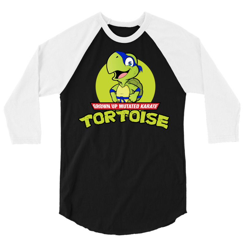 Grown Up Mutated Karate Tortoise 3/4 Sleeve Shirt by osetekodzot | Artistshot