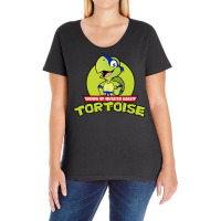 Grown Up Mutated Karate Tortoise Ladies Curvy T-shirt | Artistshot