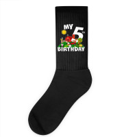 5 Year Old Farm My 5th Birthday Socks | Artistshot